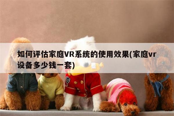 【jn体育】如何评估家庭VR系统的使用效果(家庭vr设备多少钱一套)