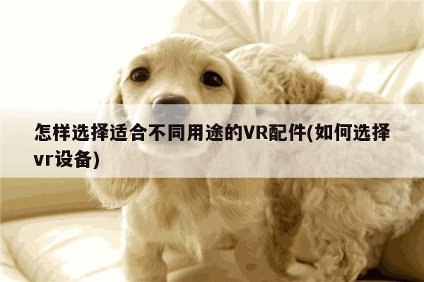 怎样选择适合不同用途的VR配件(如何选择vr设备)-jn江南体育