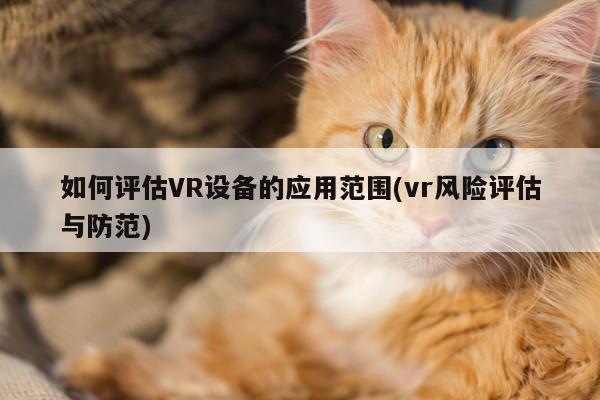 jn江南体育_如何评估VR设备的应用范围(vr风险评估与防范)