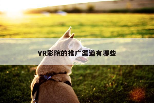 VR影院的推广渠道有哪些：jn体育