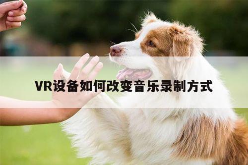 江南体育官网_VR设备如何改变音乐录制方式